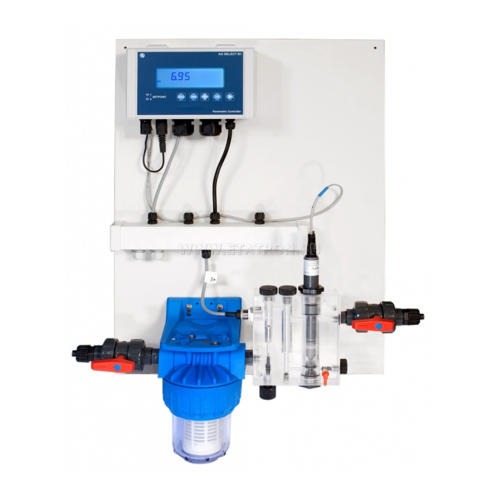 система дозирования cl-f control, 0-2 ppm etatron (qpa3f00312er)