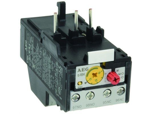 Тепловое реле AEG B18K 5,5 - 8,5 A тепловое реле aeg b18k 5,5 - 8,5 a