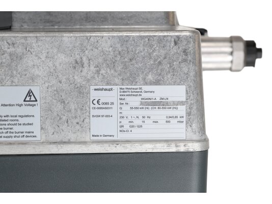 газовая горелка weishaupt wg40n/1-a, 2, zm-ln