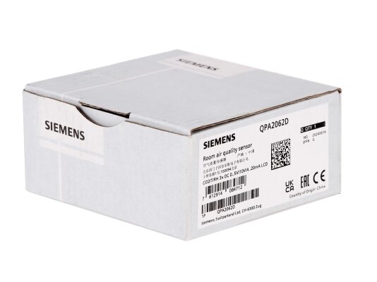 комнатный датчик качества воздуха siemens qpa2062d