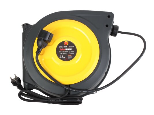 Катушка самосматывающаяся с кабелем Lubeworks 15 м, CR605153S