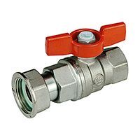 Кран шаровой GIACOMINI с вн. резьбой для счетчиков 1/2 x3/4 R752X003