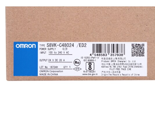 Блок питания Omron S8VK-C48024/ED2