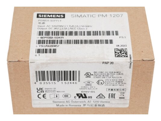 Блок питания Siemens 24В/2.5А, 6EP1332-1SH71