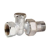 Клапан отсечной прямой 1/2”, хромированный GIACOMINI I R17D2 (R17DX003)