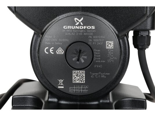 самовсасывающая насосная установка grundfos scala2 3-45