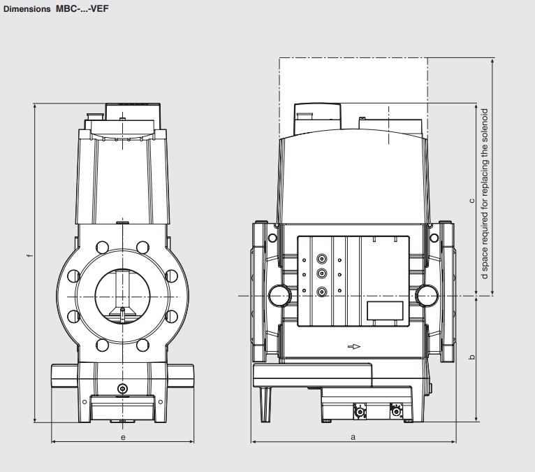 газовый мультиблок dungs mbc-5000-vef-100 244301