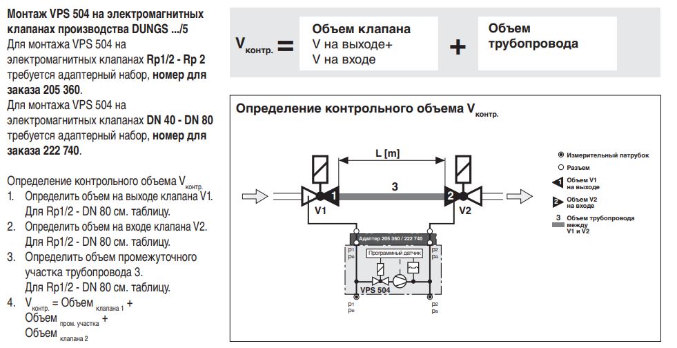 блок контроля герметичности dungs vps 504 s04 lpg 226316