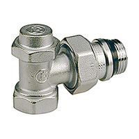Клапан отсечной угловой 3/8” GIACOMINI хромированный R714TG