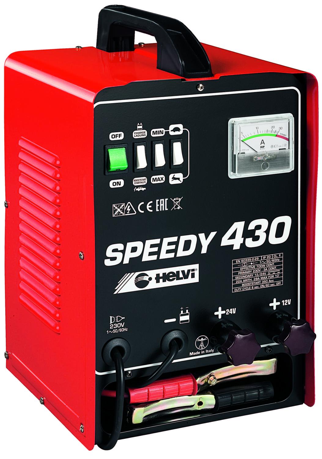 Пуско-зарядное устройство Speedy 430, HELVI, артикул 99005419 пуско-зарядное устройство speedy 430, helvi, артикул 99005419