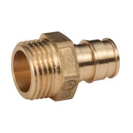 Прямой фитинг GIACOMINI GX с наружной резьбой 25x1/2 M (GX107Y035)