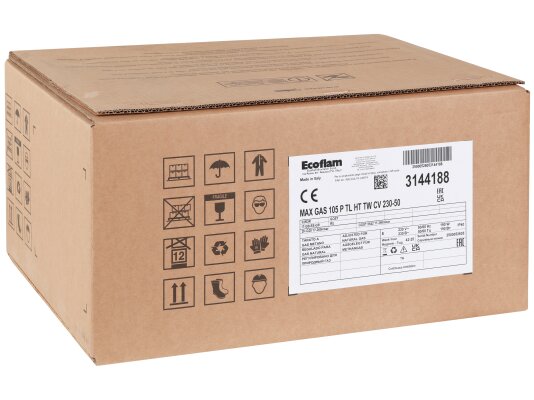 газовая горелка ecoflam max gas 105 ln p tl ht tw cv
