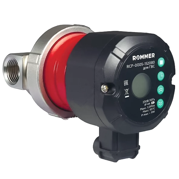 циркуляционный насос profi для гвс, rommer rcp-0005-152080