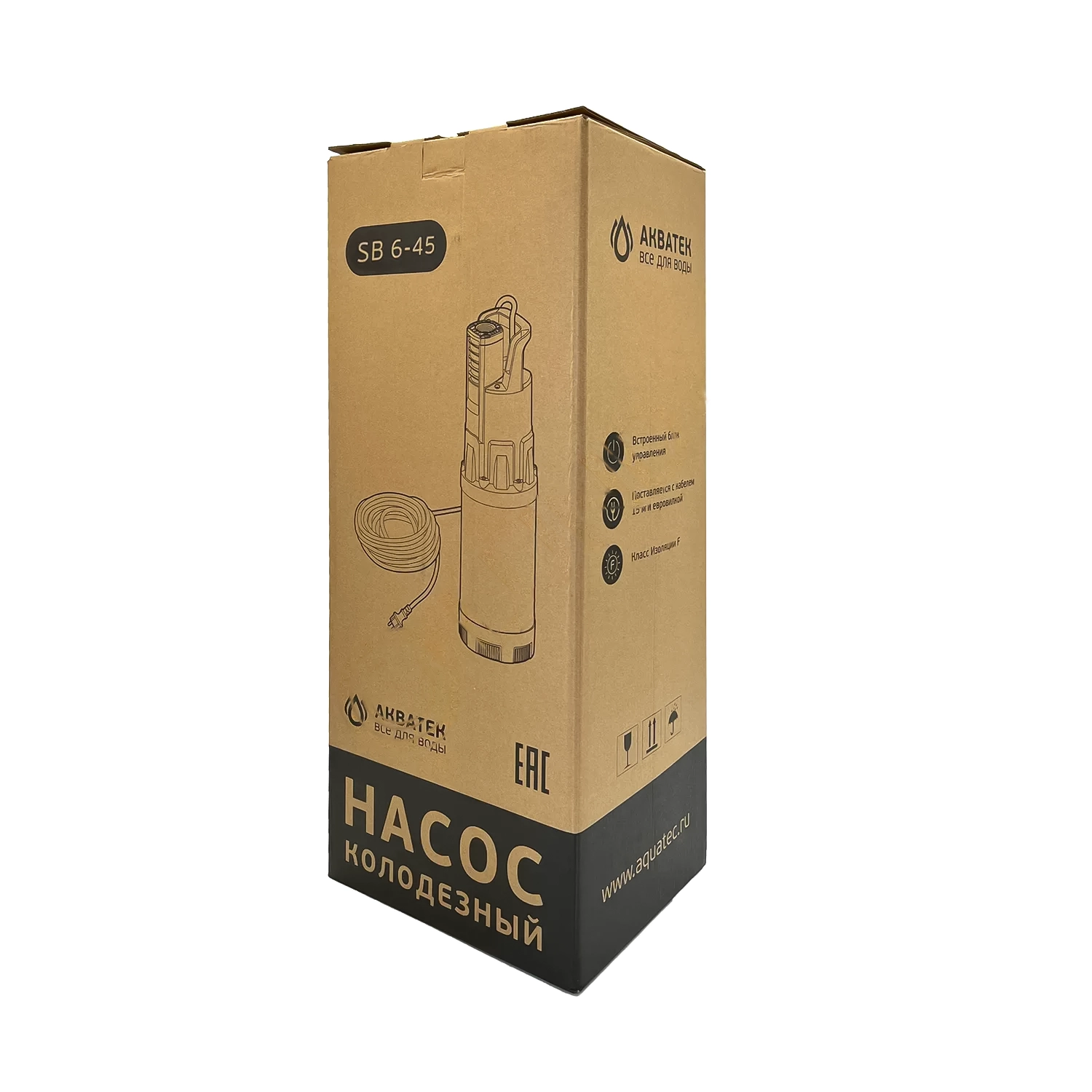 насос колодезный sb6-35, акватек все для воды 0-18-0890