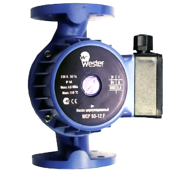 циркуляционный насос wcp 50-12f, wester wcp50-12f
